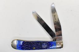 Case XX Freemasonry Trapper Folding Knife In Tin