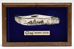 Case XX Moby Dick Folding Knife Shadow Box Display