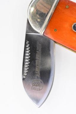 (3) Rough Rider Brand Elephant Toe Folding Knives