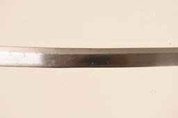 Pre Showa Japanese Samurai Katana Two Hole Blade