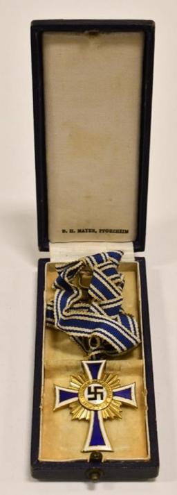 WWII German Mother's Cross w/ Presentation Case