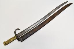 French Model 1866 Chassepot Yataghan Sword Bayonet