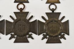 (8) 1914-1918 WWI German Hindenberg Honour Crosses