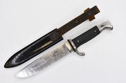 WWII German Hitler Youth Knife With Scabbard