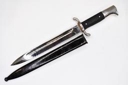 WWII German Fireman's Dress Bayonet w/ Scabbard