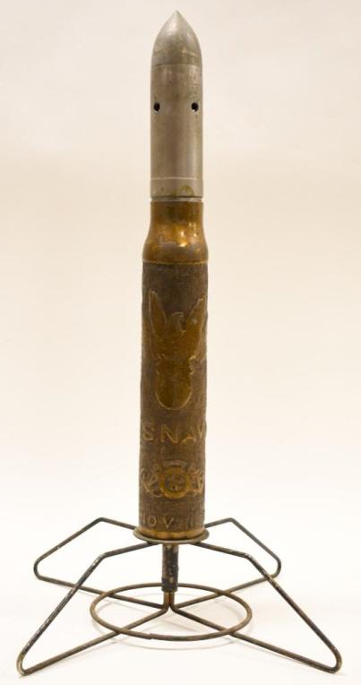 WWI US Navy Armistice Artillery Shell Trench Art