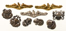 US Navy Submarine / Diver Badge Collection