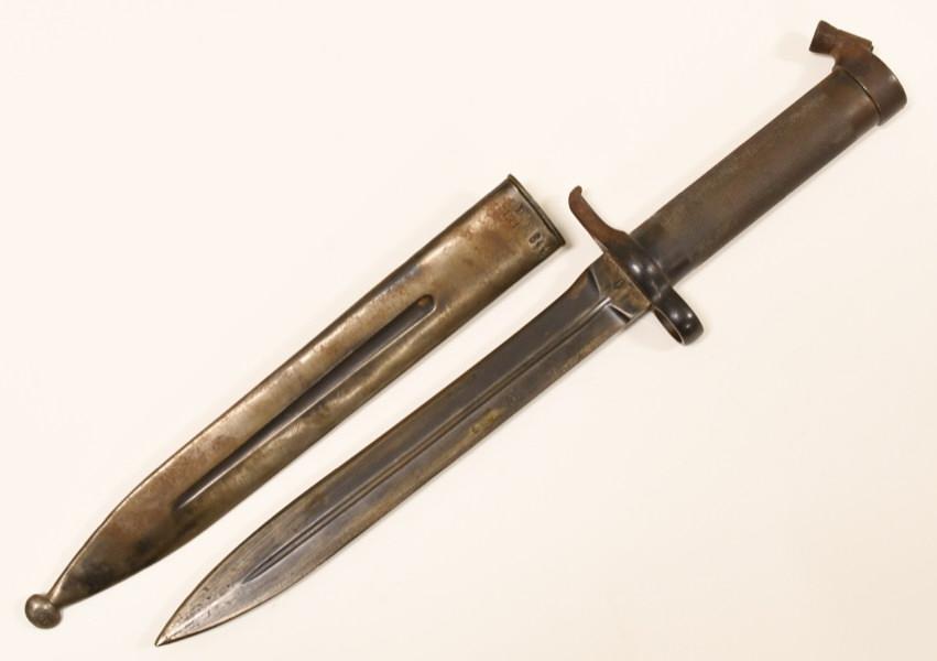 Swedish M1896 Mauser Bayonet With Scabbard.