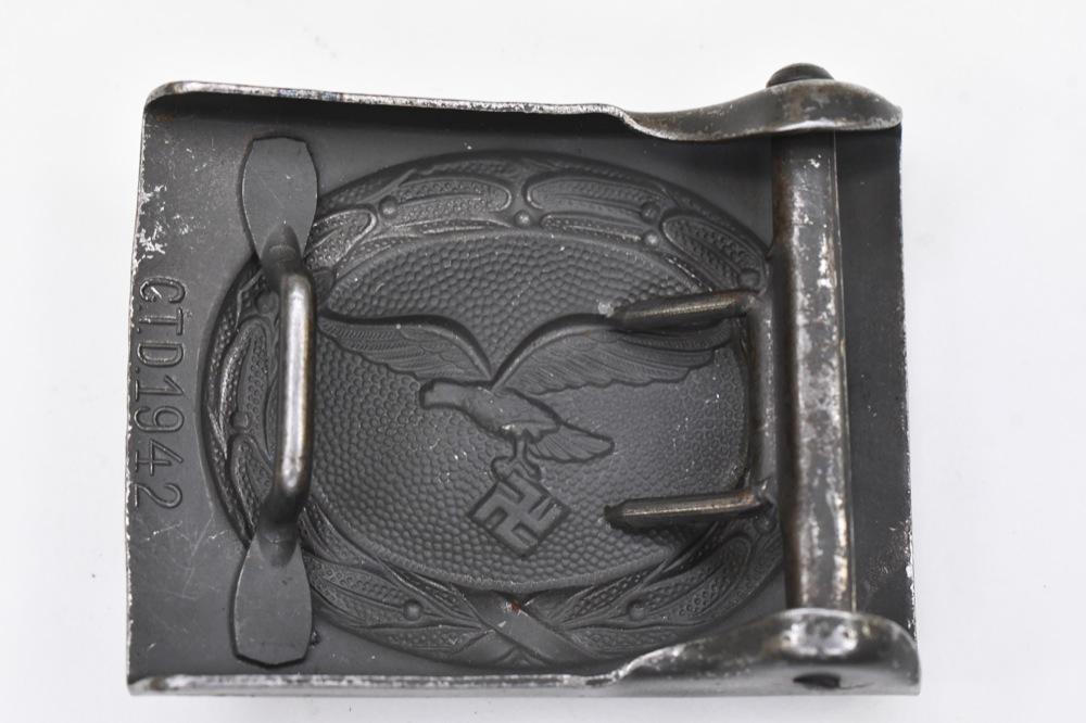 WWII German Enlisted Luftwaffe Type 2 Belt Buckle