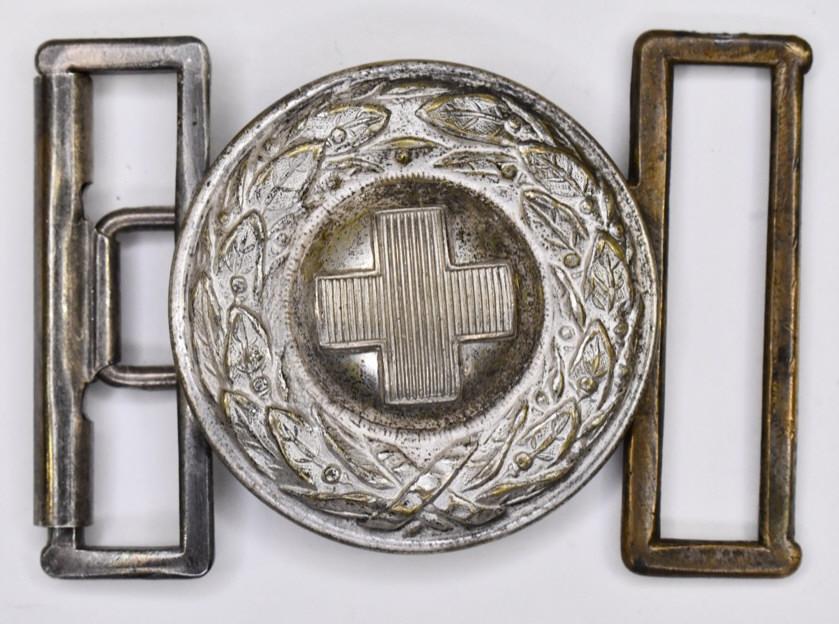 Pre WWII German Red Cross Officer's Belt Buckles