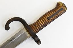 French Model 1866 Chassepot Yataghan Sword Bayonet