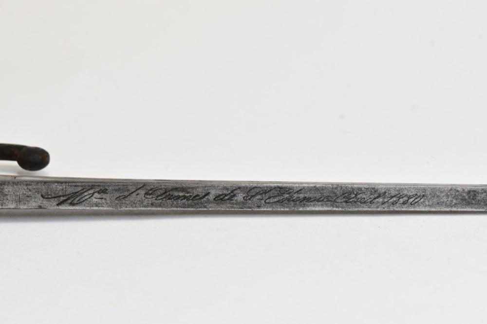 Model 1874 French Gras Bayonet w/ Scabbard