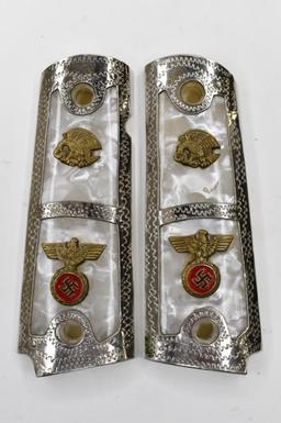 Mexican & Nazi Eagle Decorated Pistol Grips