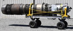 Pratt & Whitney J57 Jet Engine with Trailer