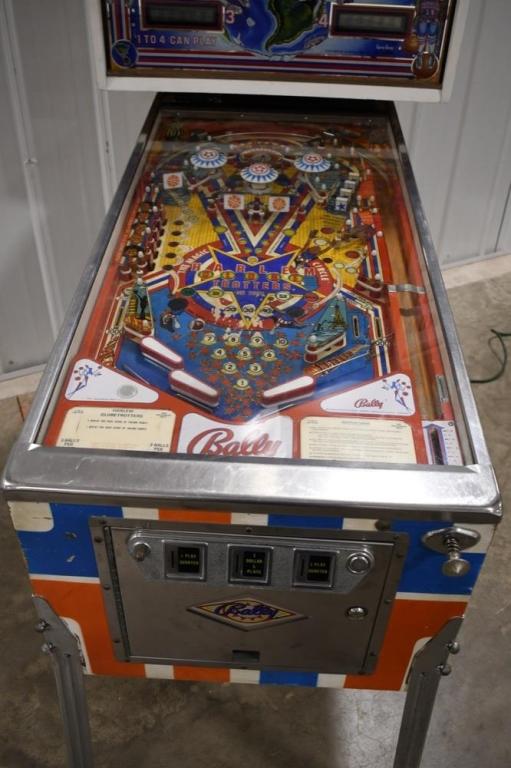 Vintage Bally Harlem Globetrotters Pinball Machine