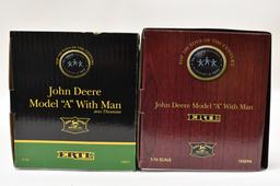 1/16 Ertl Green & Gold John Deere Model A w/ Man