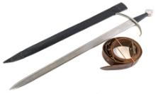 Reproduction English Broad Sword w/ Scaabbard