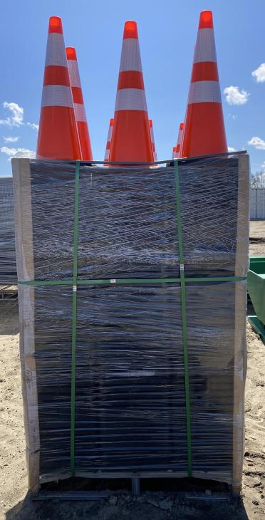 New 250 Steelman PVC Safety Traffic Cones