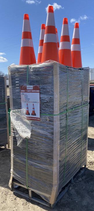 New 250 Steelman PVC Safety Traffic Cones