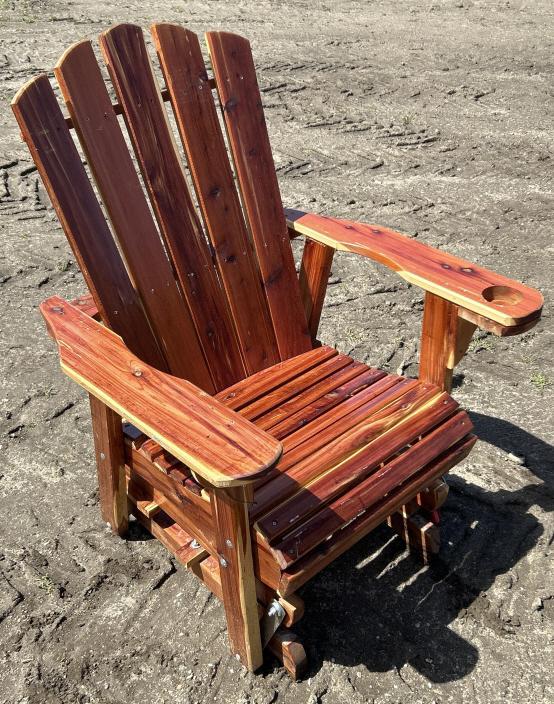 New Wooden Glider Chair