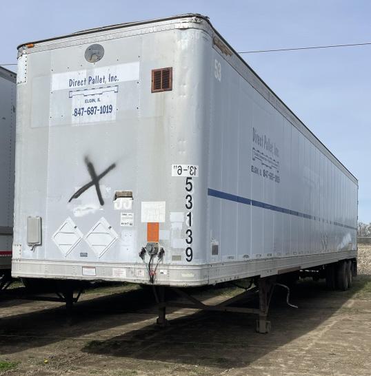 53' Great Dane Semi Van Trailer