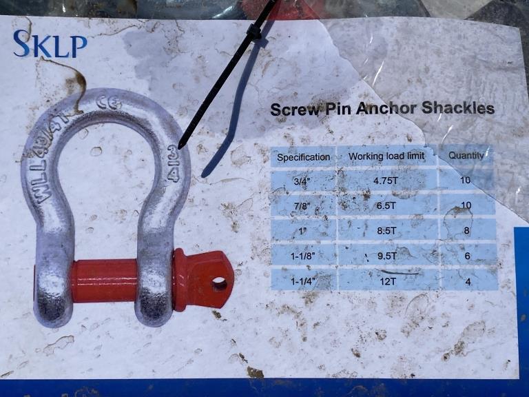 SKLP 38 Screw Pin Anchor Shackles