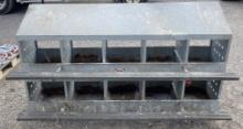 Kuhl 10 Stall Galvanized Nesting Box