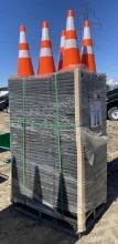 New 250 Steelman PVC Safety Traffic Cones