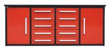 Chery Industrial Steelman  7ft 10 drawer Red