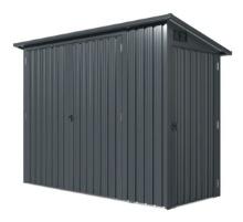 TMG 4'x8' Bicycle/Tools Metal Pent Shed