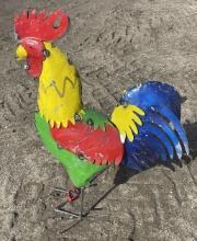 2' Metal Rooster