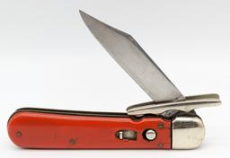 Schrade Walden Orange Swing Guard Switchblade