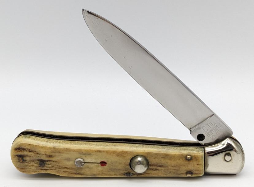 C. Jul Herbertz Stag Switchblade Knife