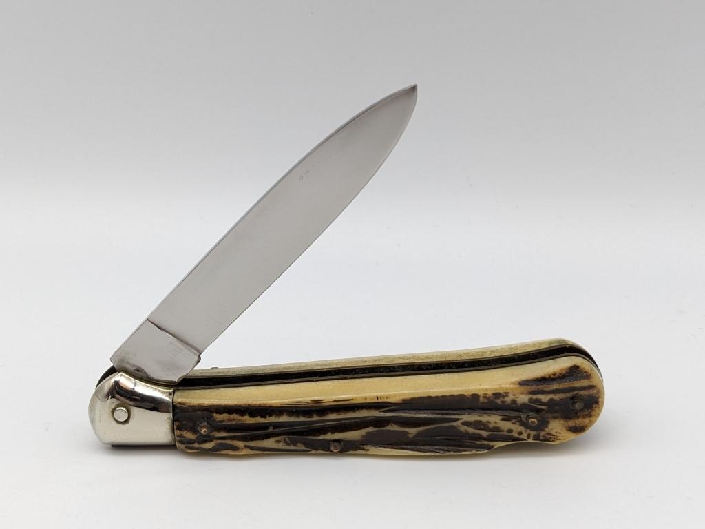 C. Jul Herbertz Stag Switchblade Knife