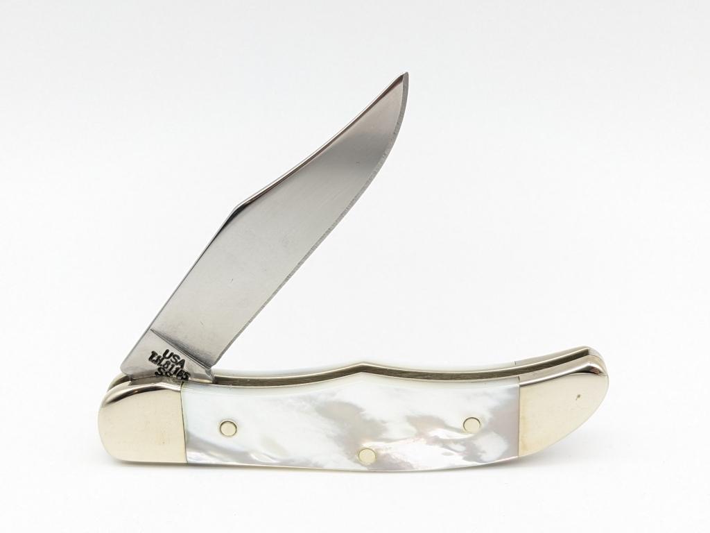 2002 Case XX Mother of Pearl Tiny Hunter Knife