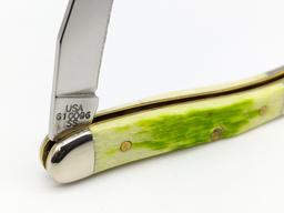 Ltd 2004 Case XX Key Lime Green Bone Tiny Toothpik