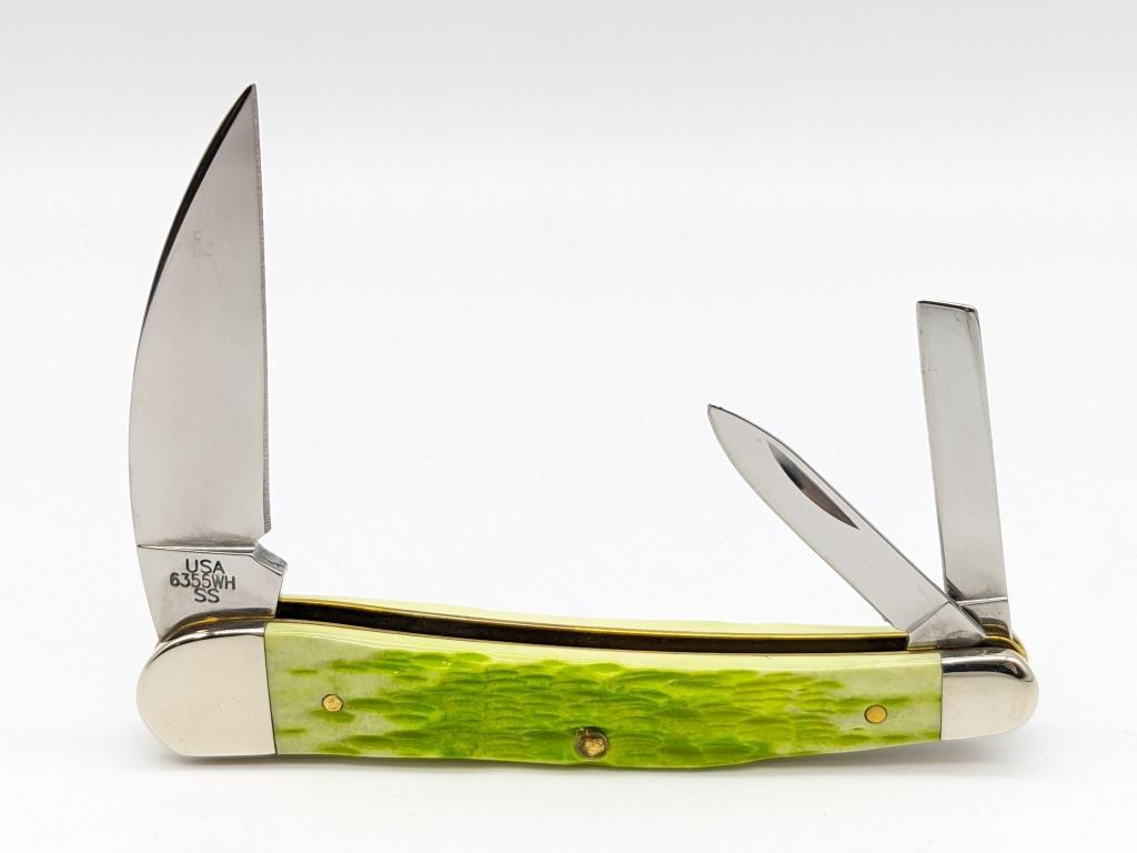 Ltd 2004 Case XX Key Lime Green Seahorse Whittler