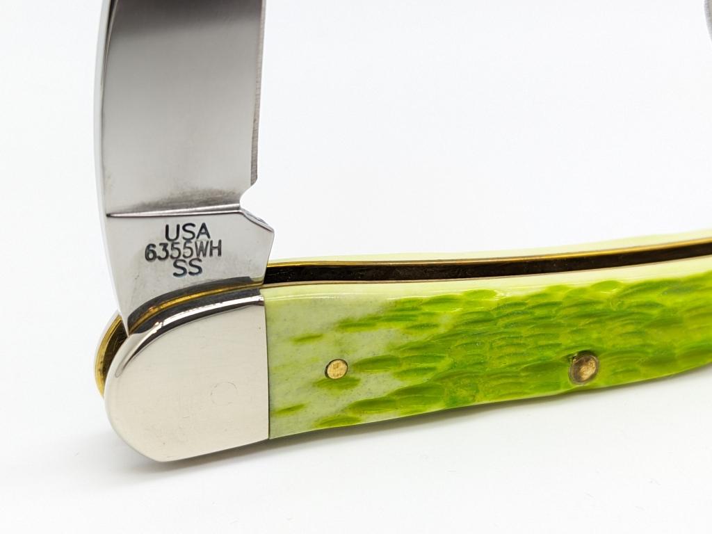 Ltd 2004 Case XX Key Lime Green Seahorse Whittler