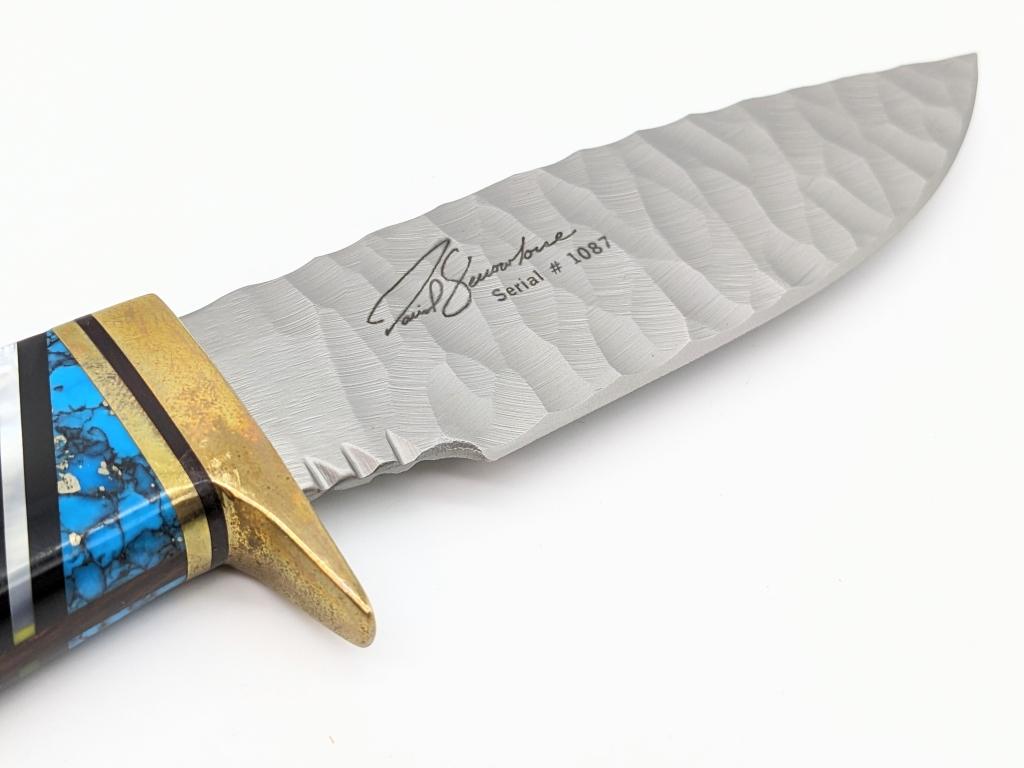 Ltd Buck Custom David Yellowhorse Cuthair Knife