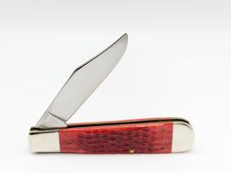 Ltd 1989 Case XX 100th Anni Red Bone Barlow Knife