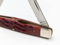 Ltd 1989 Case XX 100th Anni Red Bone Jack Knife