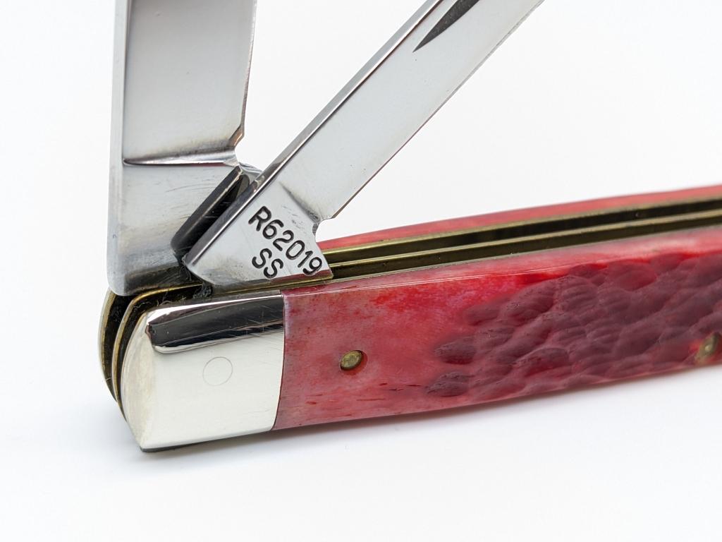 Ltd 1989 Case XX 100th Anni Red Bone Jack Knife