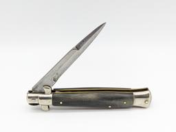 Latama Italian Horn Stiletto Switchblade Knife