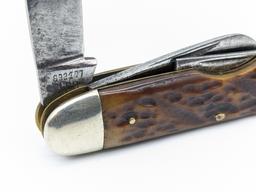 Robeson Shur-Edge Pocket Eze Jig Bone Cigar Knife