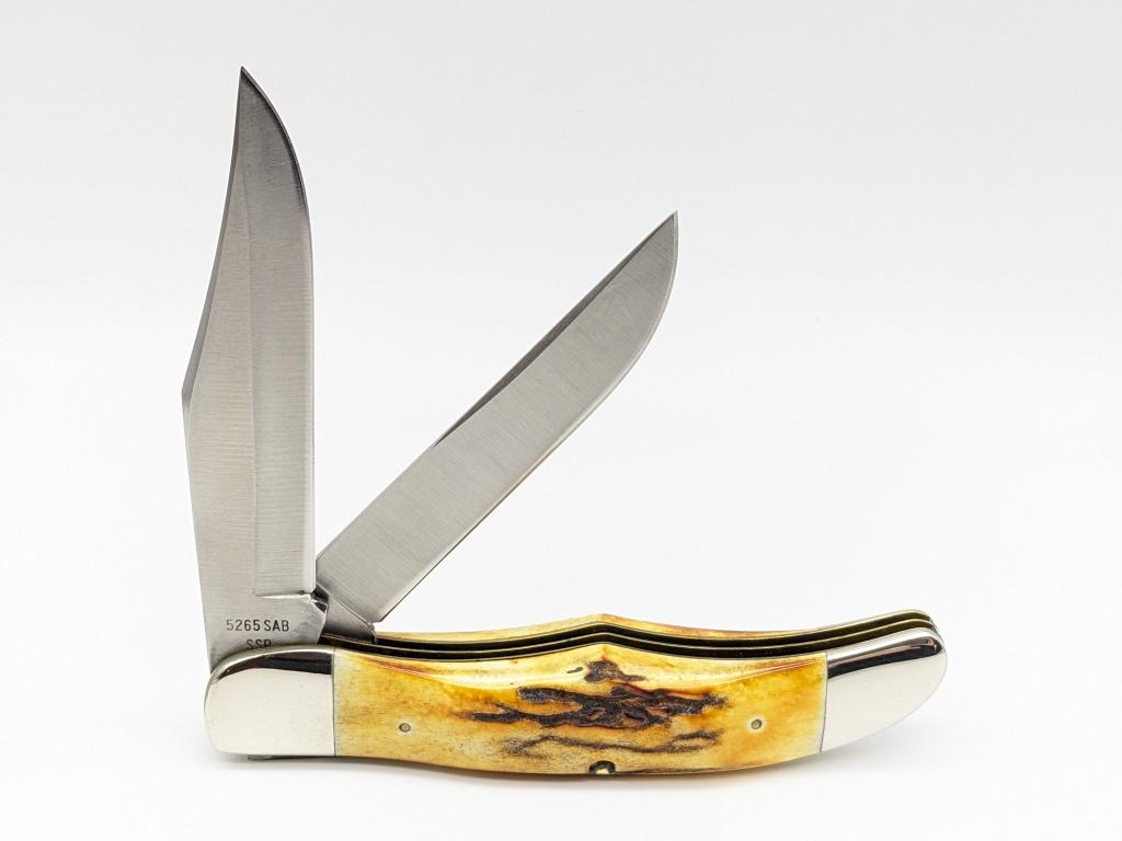 1965-69 Case XX Stag Large Folding Hunter 5265SAB