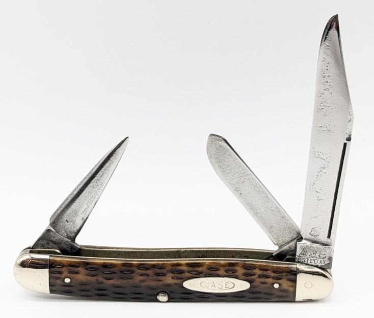 1920-40 Case XX Jig Bone Stockman Knife