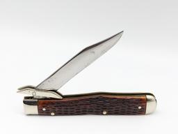1940-64 Case XX Jig Bone Cheetah Knife 6111 1/2