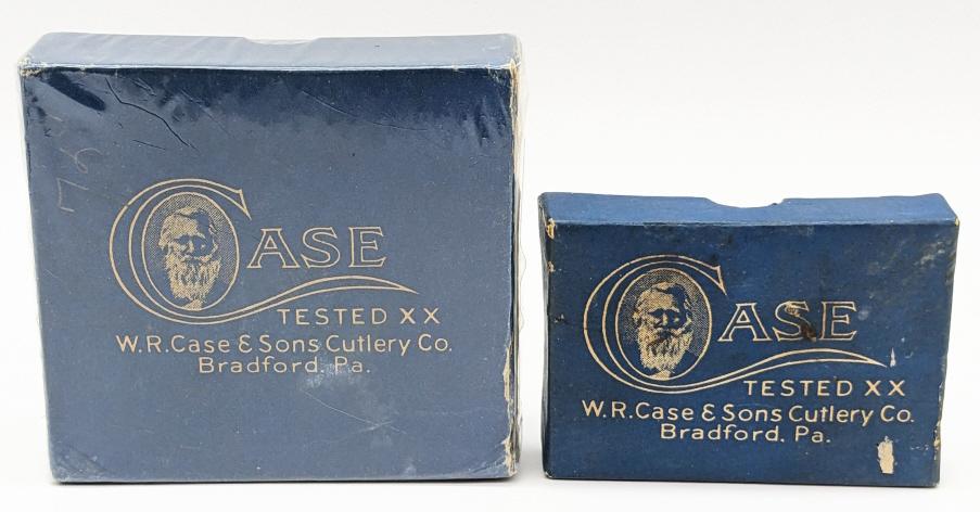 (2) W.R. Case & Sons Cutlery XX Knife Boxes