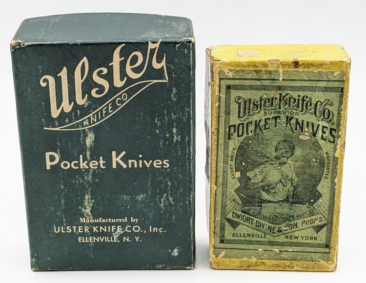 (2) Ulster Knife Co Pocket Knife Boxes