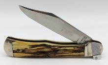 Aerial A.C. Mfg Co. Stag Auto Switchblade Knife